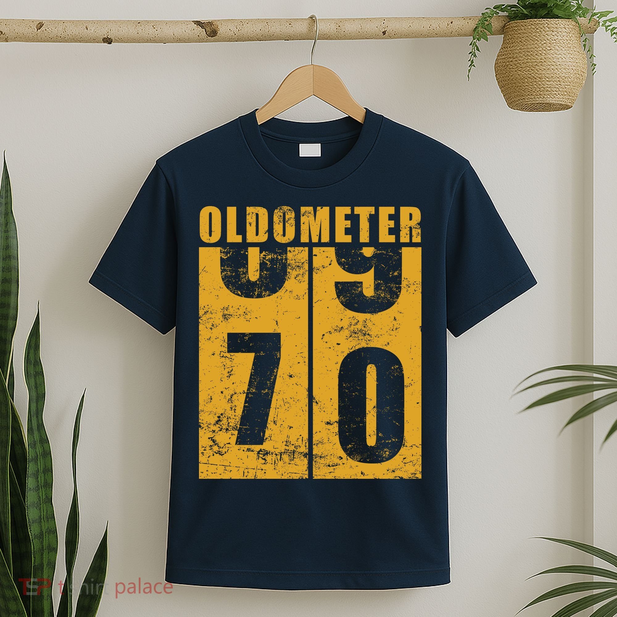 Retro Vintage Oldometer 70 Years Old T-Shirt