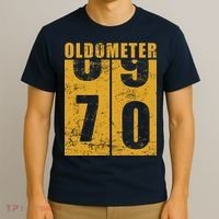 Retro Vintage Oldometer 70 Years Old T-Shirt thumb 3