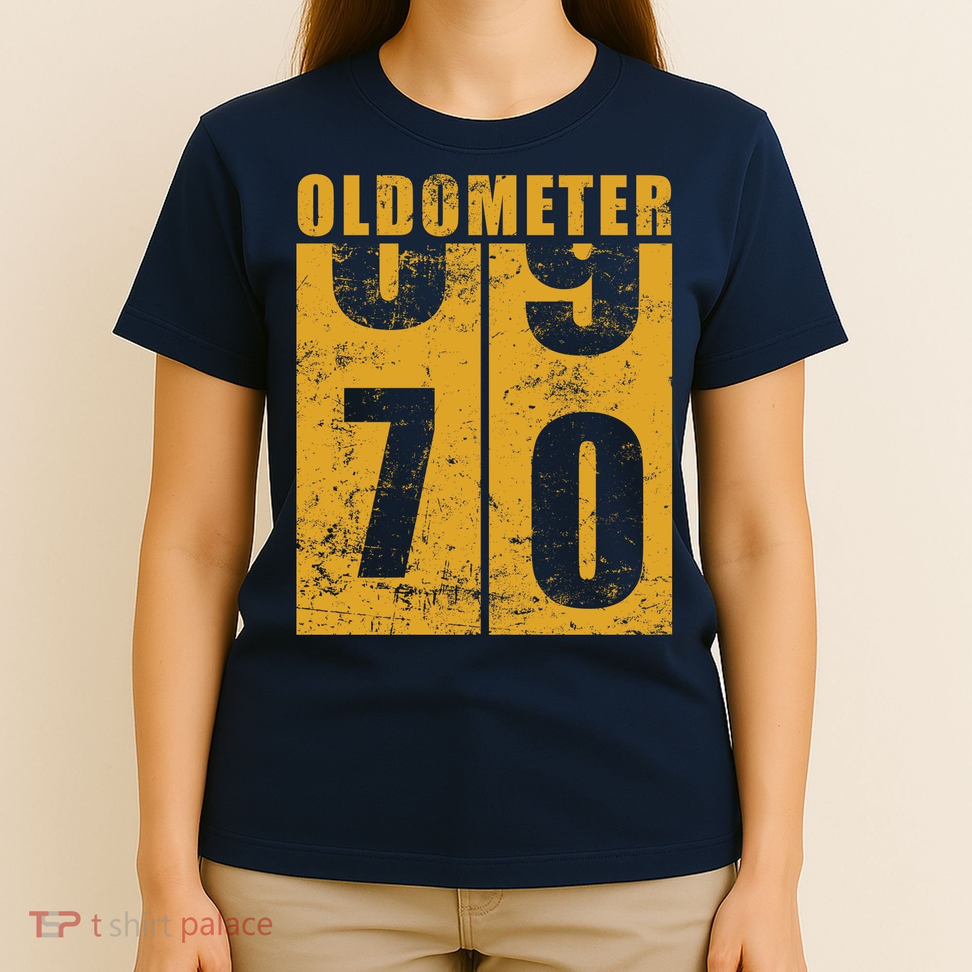 Retro Vintage Oldometer 70 Years Old T-Shirt