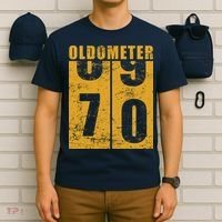 Retro Vintage Oldometer 70 Years Old T-Shirt thumb 6