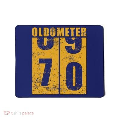 Retro Vintage Oldometer 70 Years Old Mousepad