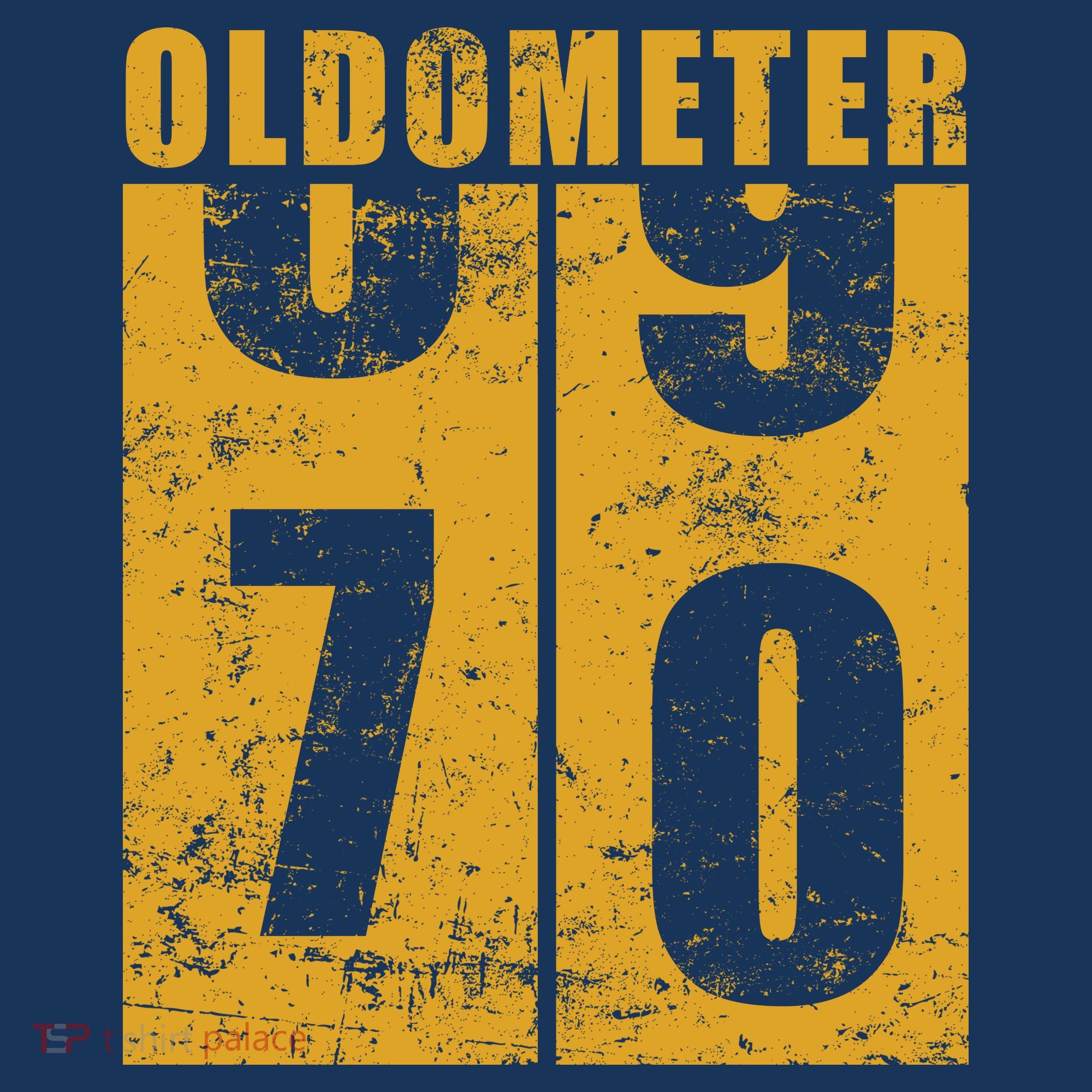 Retro Vintage Oldometer 70 Years Old Baby Bodysuit