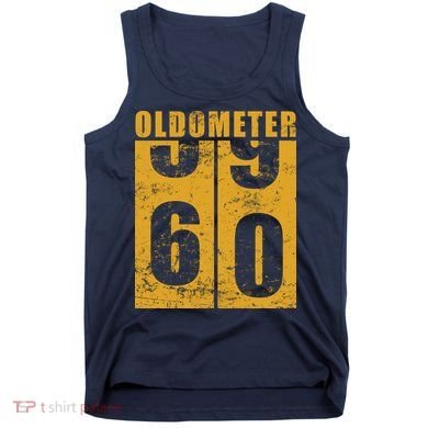 Retro Vintage Oldometer 60 Years Old Tank Top