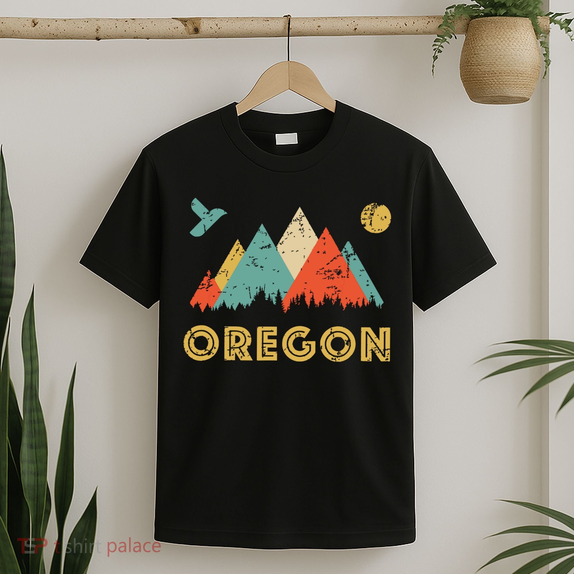 Retro Vintage Oregon Throwback And Gift T-Shirt