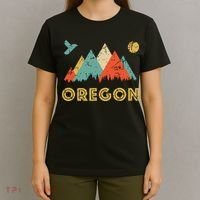 Retro Vintage Oregon Throwback And Gift T-Shirt thumb 4