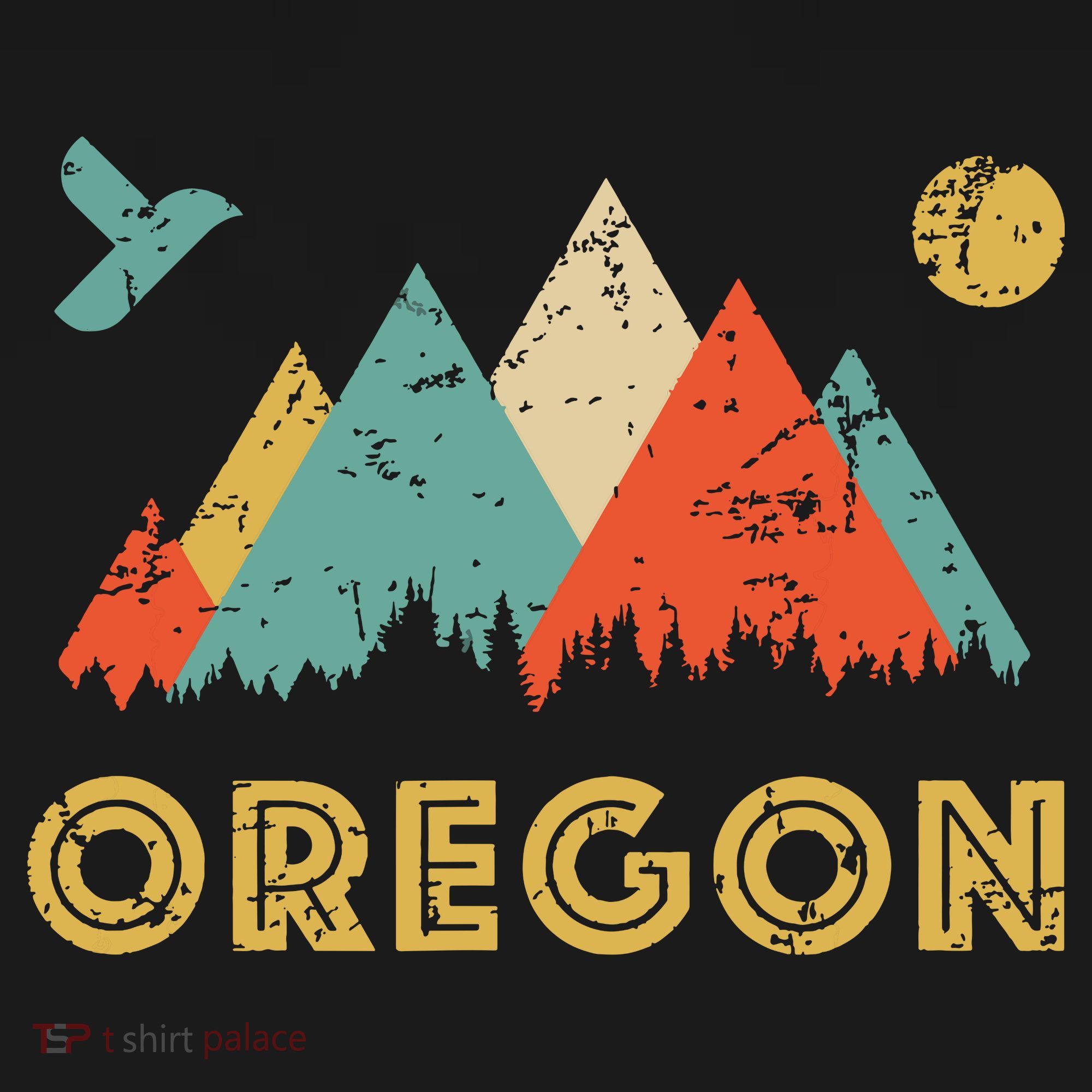 Retro Vintage Oregon Throwback And Gift T-Shirt