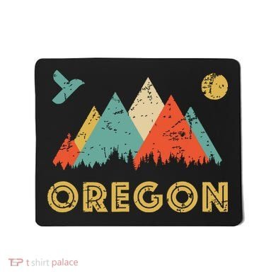 Retro Vintage Oregon Throwback And Gift Mousepad