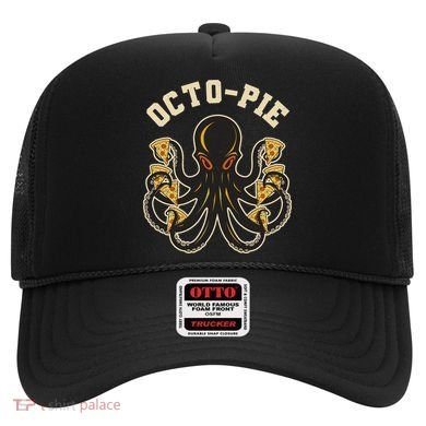 Retro Vintage Octo Pie Octopus Pizza Slices Hat