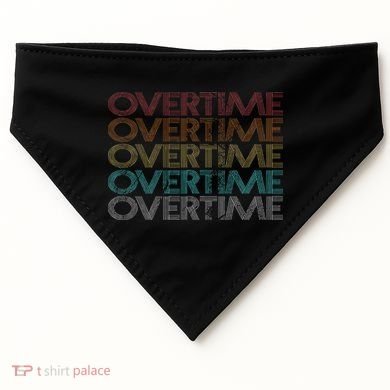 Retro Vintage Overtime USA-Made Doggie Bandana