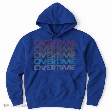 Retro Vintage Overtime Hoodie