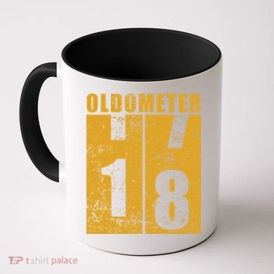 Retro Vintage Oldometer 18 Years Old Coffee Mug