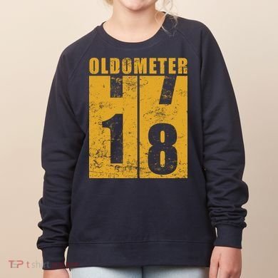Retro Vintage Oldometer 18 Years Old Women's Sweatshirt