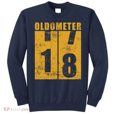 Retro Vintage Oldometer 18 Years Old Sweatshirt