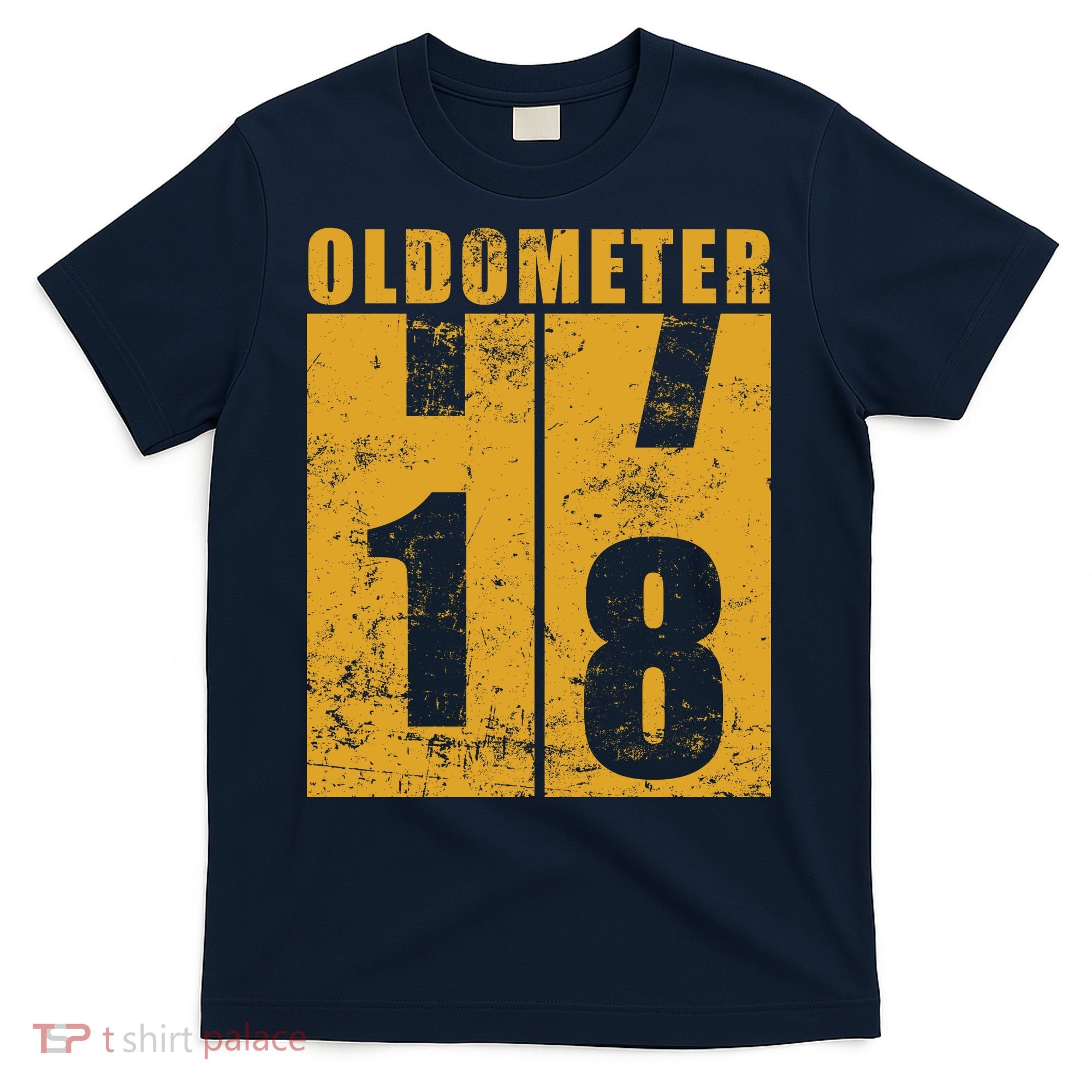 Retro Vintage Oldometer 18 Years Old T-Shirt