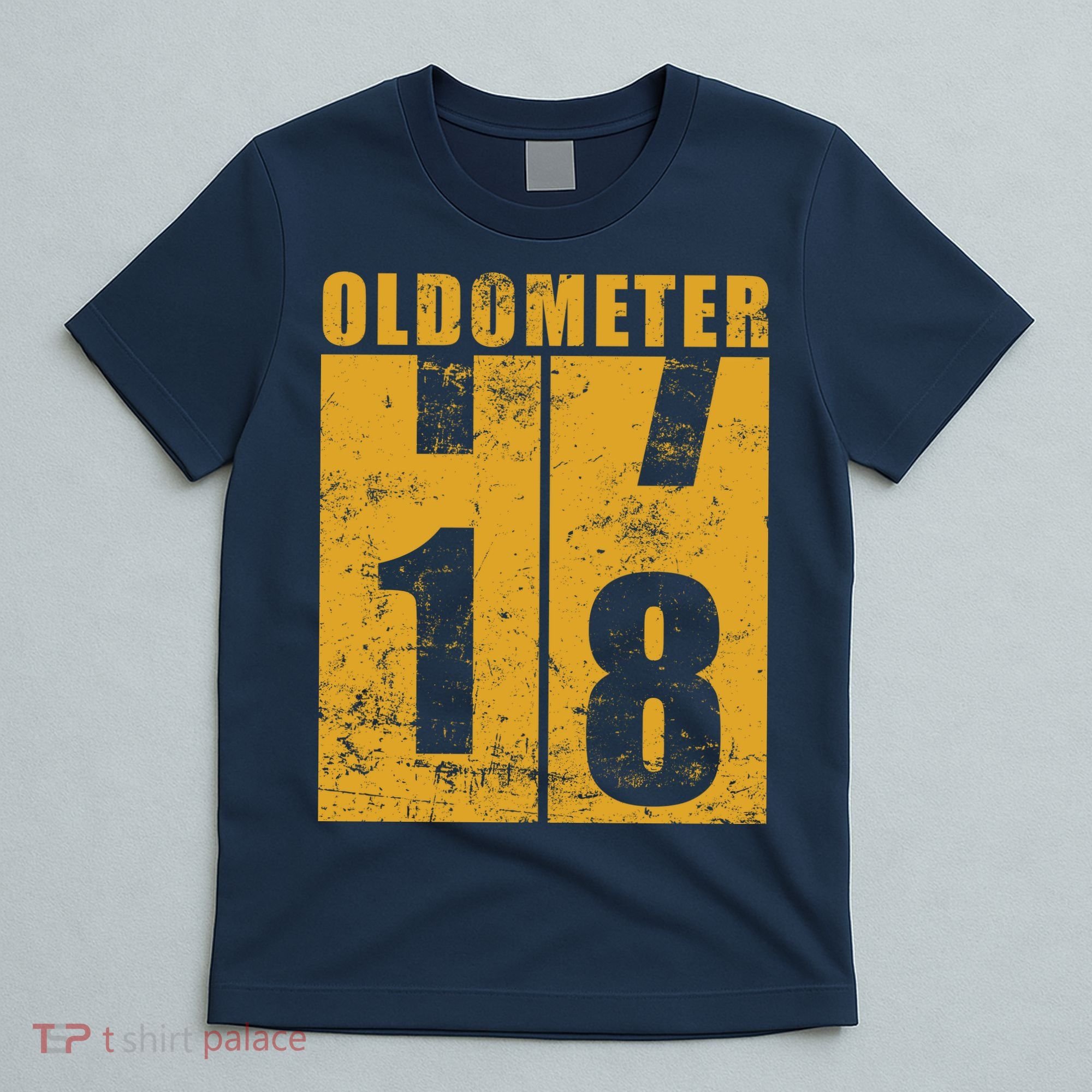 Retro Vintage Oldometer 18 Years Old T-Shirt