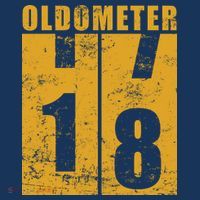 Retro Vintage Oldometer 18 Years Old T-Shirt thumb 7