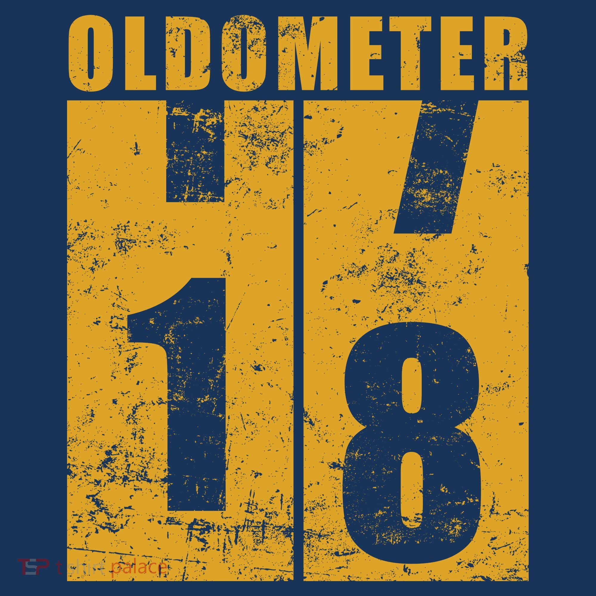Retro Vintage Oldometer 18 Years Old T-Shirt