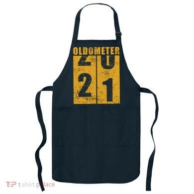 Retro Vintage Oldometer 21 Years Old Apron