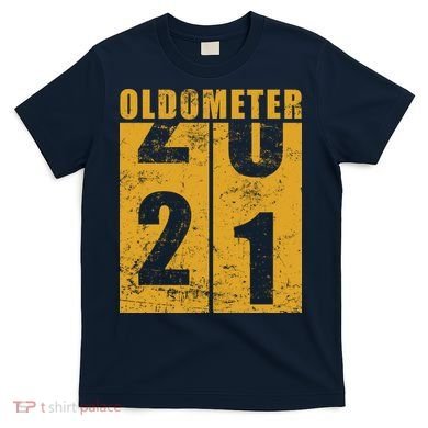 Retro Vintage Oldometer 21 Years Old T-Shirt