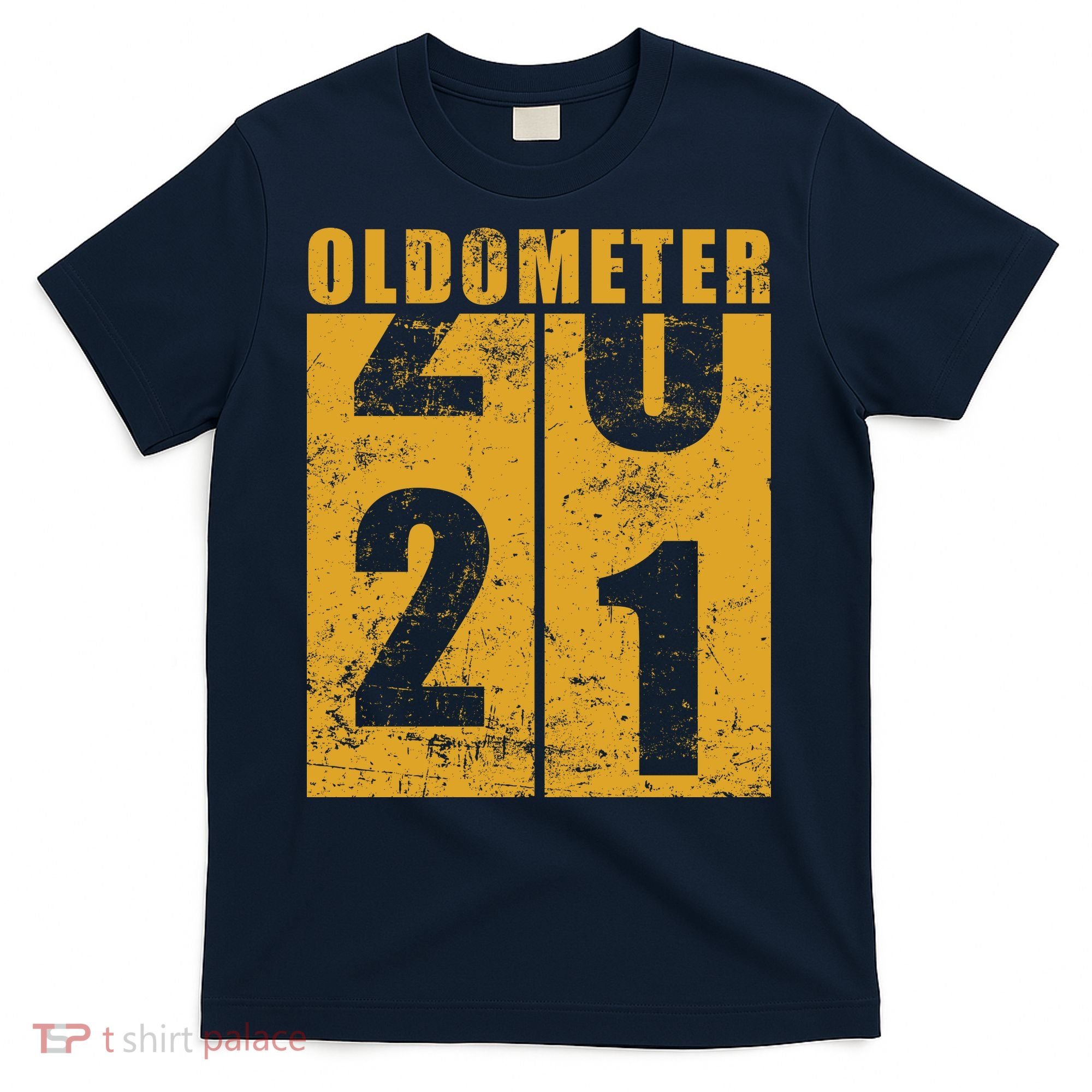 Retro Vintage Oldometer 21 Years Old T-Shirt