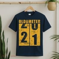 Retro Vintage Oldometer 21 Years Old T-Shirt thumb 2