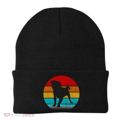 Retro Vintage Pug Beanie