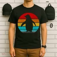 Retro Vintage Penguin T-Shirt thumb 6
