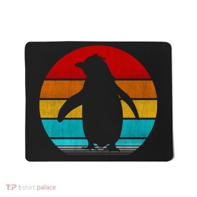 Retro Vintage Penguin Mousepad