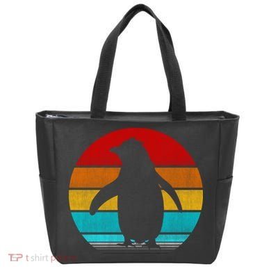 Retro Vintage Penguin Tote Bag