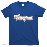 Retro Volleyball Pastel Aesthetic N Groovy Gift T-Shirt thumb 0
