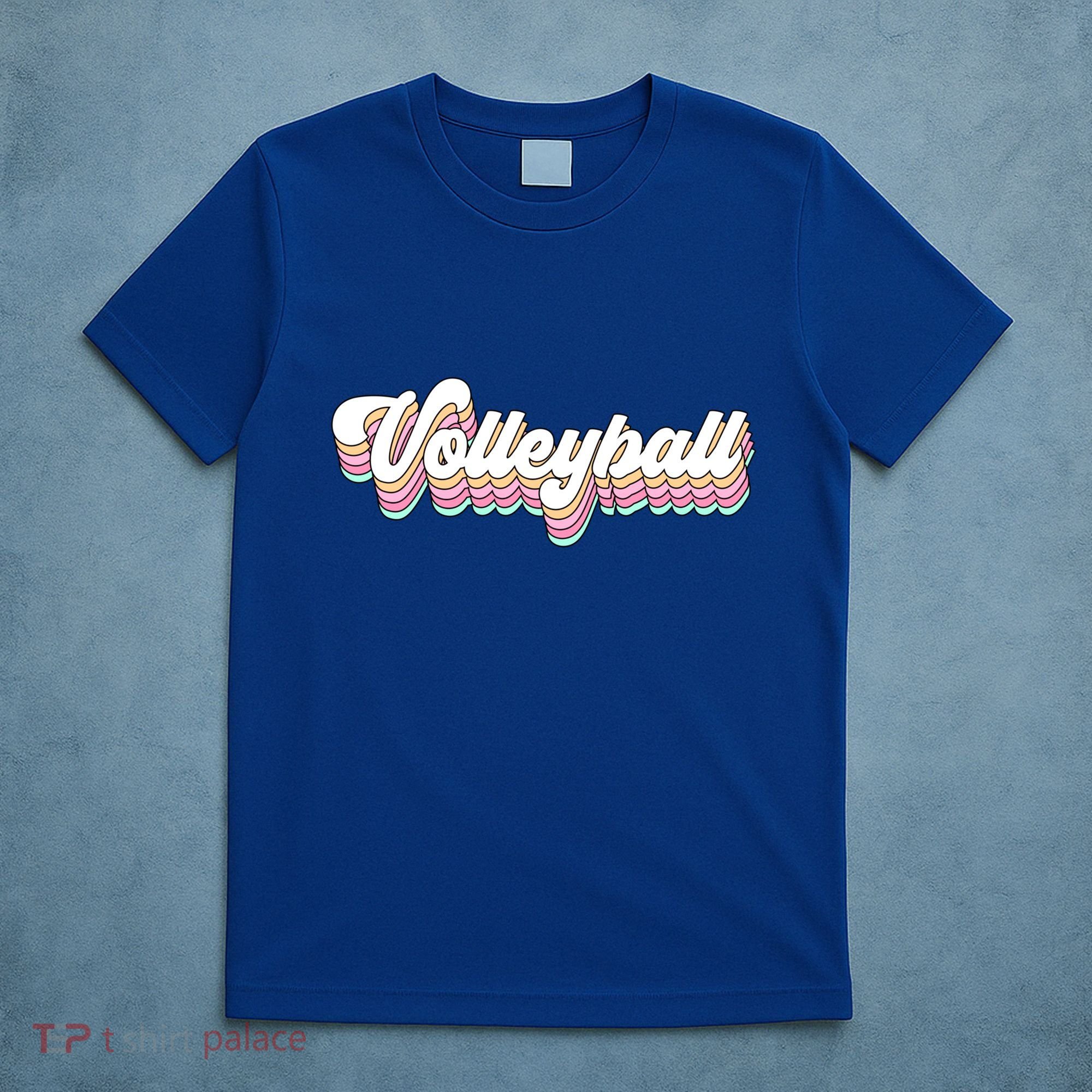 Retro Volleyball Pastel Aesthetic N Groovy Gift T-Shirt