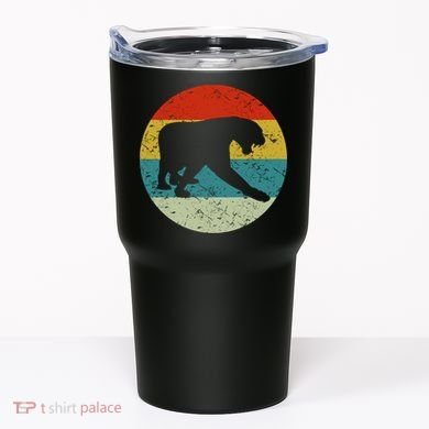 Retro Vintage Panther Tumbler