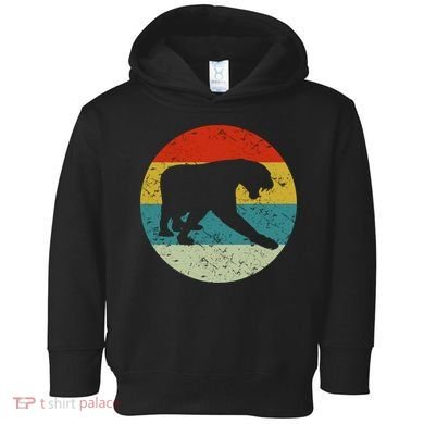 Retro Vintage Panther Toddler Hoodie