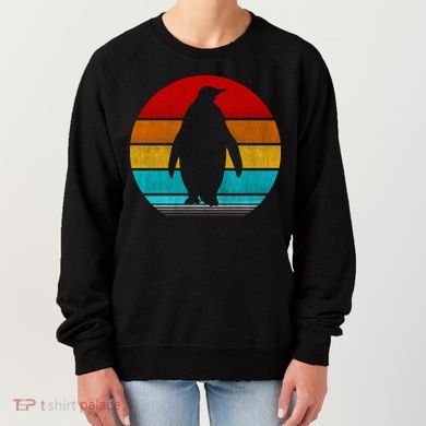 Retro Vintage Penguin Women's Sweatshirt