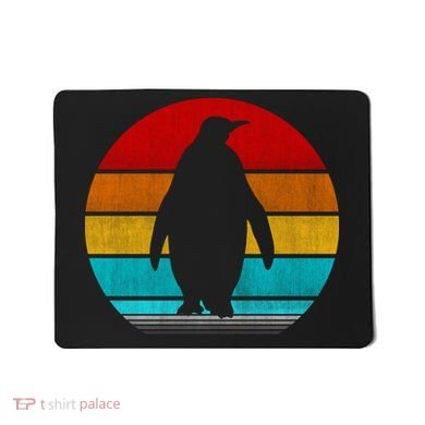 Retro Vintage Penguin Mousepad
