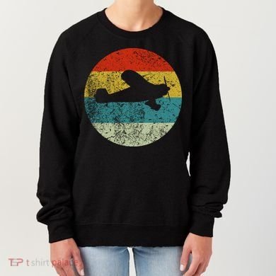 Retro Vintage Plane Women's Sweatshirt