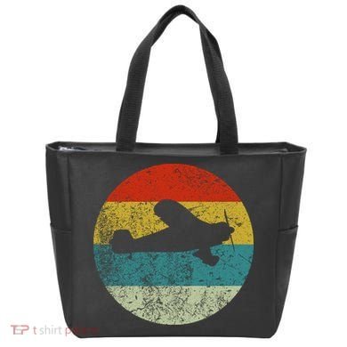 Retro Vintage Plane Tote Bag