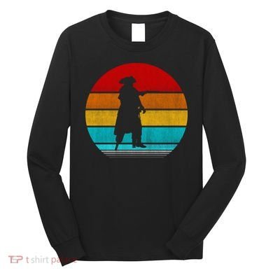 Retro Vintage Pirate Long Sleeve Shirt