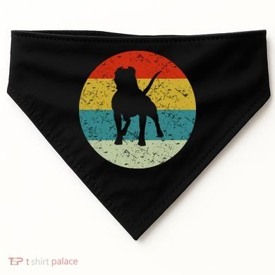Retro Vintage Pitbull USA-Made Doggie Bandana