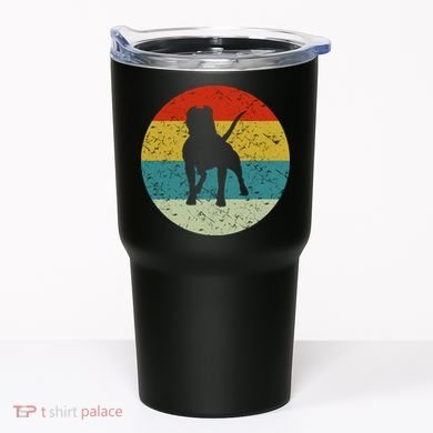 Retro Vintage Pitbull Tumbler