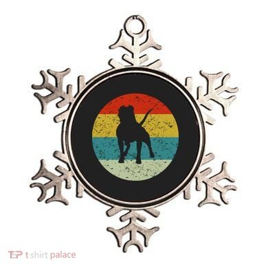 Retro Vintage Pitbull Ornament
