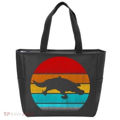 Retro Vintage Platypus Tote Bag
