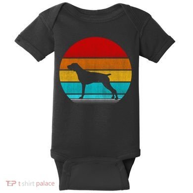 Retro Vintage Pointer Baby Bodysuit