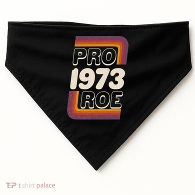 Retro VIntage Pro Roe 1973 USA-Made Doggie Bandana