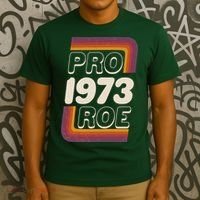 Retro VIntage Pro Roe 1973 T-Shirt thumb 3
