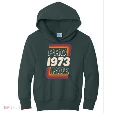 Retro VIntage Pro Roe 1973 Kids Hoodie