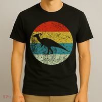 Retro Vintage Parasaurolophus T-Shirt thumb 3