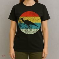 Retro Vintage Parasaurolophus T-Shirt thumb 4