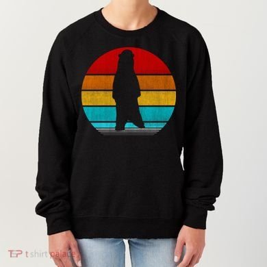 Retro Vintage Polar Bear Women's Sweatshirt