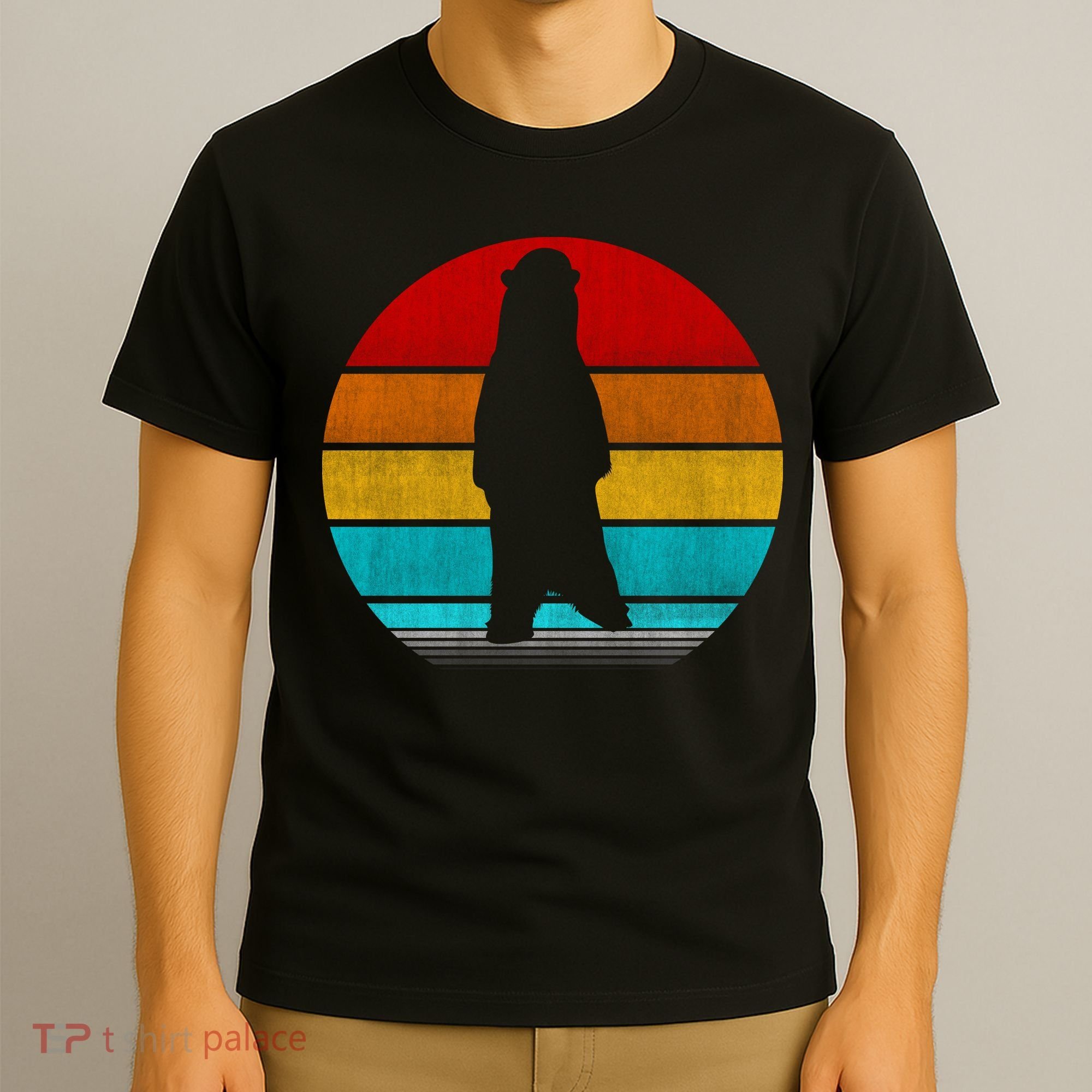 Retro Vintage Polar Bear T-Shirt